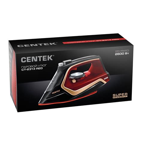 Утюг CT-2313 Red - Официальный сайт Centek