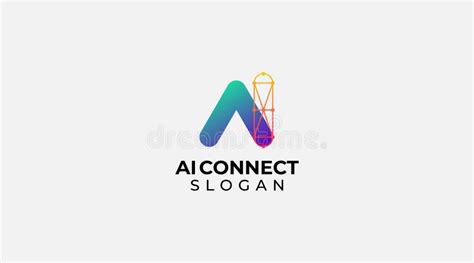 Vector De Dise O De Logotipo De Conexi N De Ai De Letra Baja Inicial