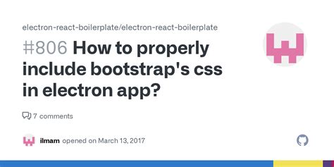 How To Properly Include Bootstrap S Css In Electron App Issue