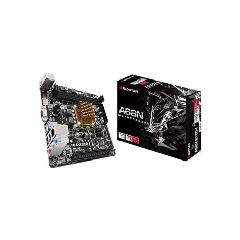 Placa Mãe Biostar A68N 2100K Amd E1 6010 Mini Itx Ate 2 Ddr3