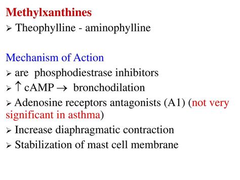 Kalorie Versicherung Aufnahmegebühr theophylline mechanism of action ...