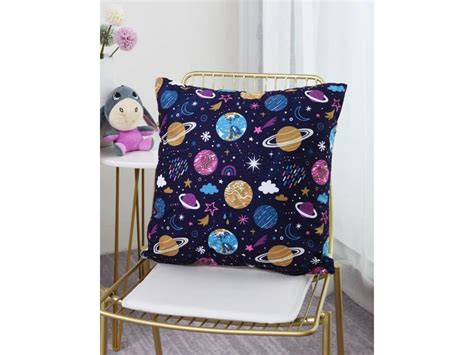 Space Cushion Cover Galaxy Cushion Cover Boys Room Decor Etsy