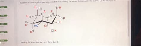 Solved TS For The Substituted Cyclohexane Compound Shown Chegg