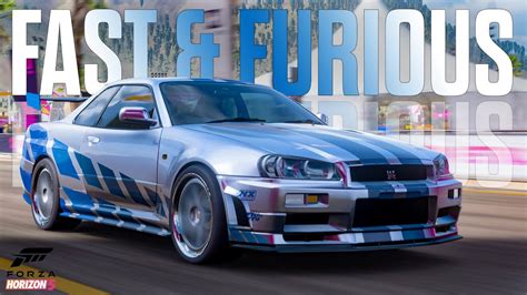 Forza Horizon Fast And Furious Cars In Fh Youtube