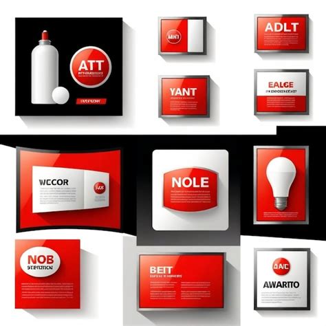 A Collection Of Red And White Signs With The Word Lager On It Premium