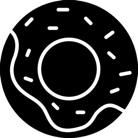 Premium Vector Donuts Solid And Glyph Vector Illustration