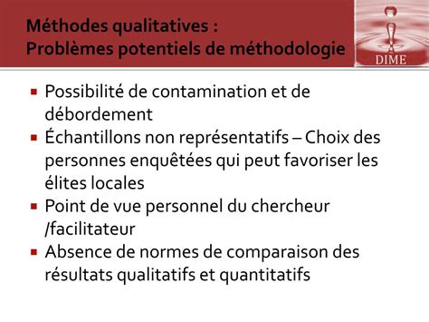 Ppt Introduction Lint Gration Des M Thodes Qualitatives Et De L