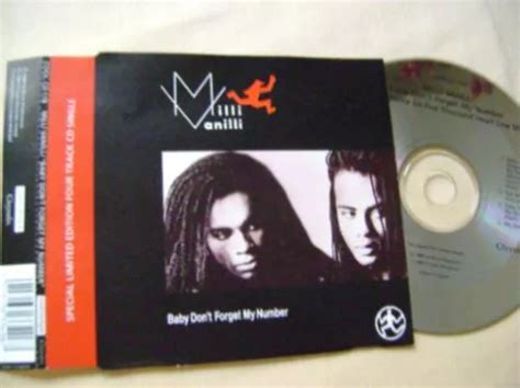 Milli Vanilli Baby Dont Forget My Number Cd Maxi Single Mercadolibre