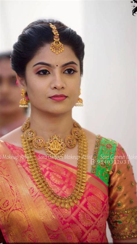 Traditional Bridal Front Hair Style Indian Hairstyles South Indian