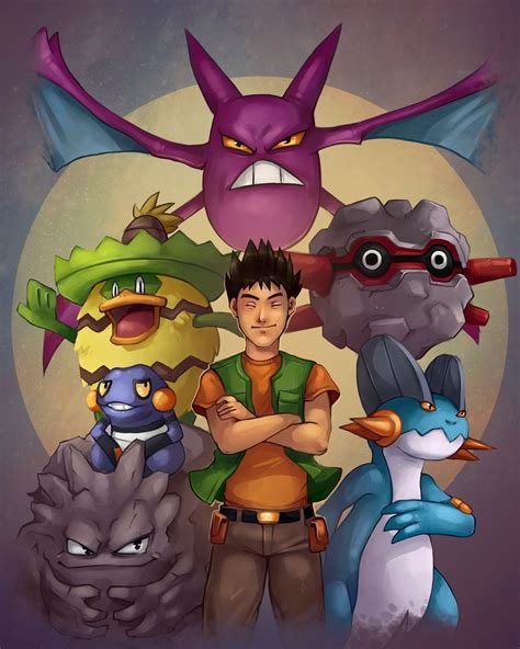 Pokemon Trainer Brock By Gotetho On Deviantart Brock Pokemon Pokemon