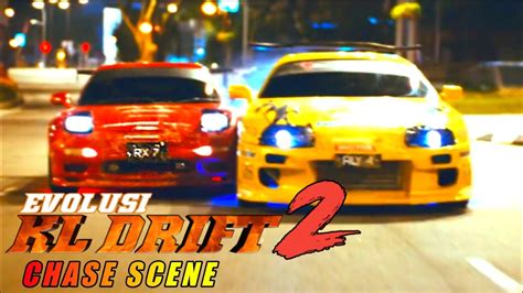 Evolusi KL Drift 2 Toyota Supra Vs RX 7 Silvia S14 Chase Scene