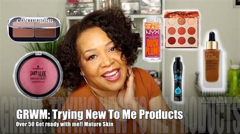 Trying Some New Makeup To Me Grwm Affordable And Higher End Mature