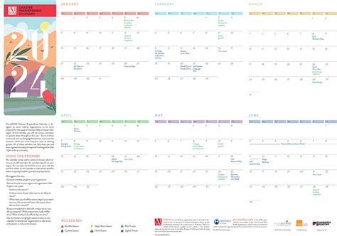 2024 Disaster Preparedness Calendar Mgnsw