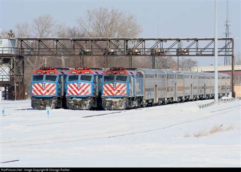 METX 202 Metra EMD F40PHM 2 At Blue Island Illinois By Chicago Railfan