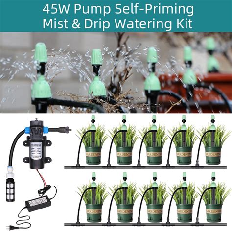 45w Self Priming Drip 2 In 1 Watering System Mojitofashion