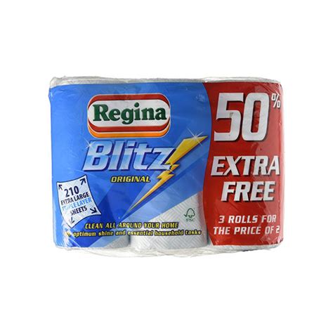 Regina Blitz Kitchen Rolls 3 Pack Perfect2Trade