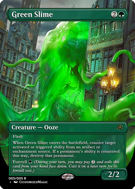 Green Slime – CustomizedMTG – Magic the Gathering Proxy Cards