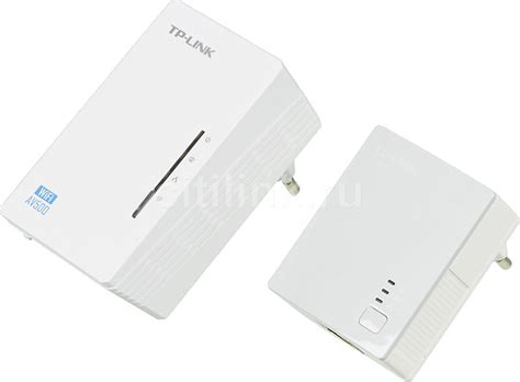 Характеристики Сетевой адаптер Powerline TP-LINK TL-WPA4220 KIT Fast ...