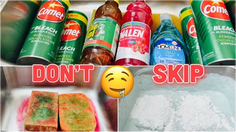 ASMR Paste REQUESTED Pine Sol Pink Pinalen Dish Soap COMET