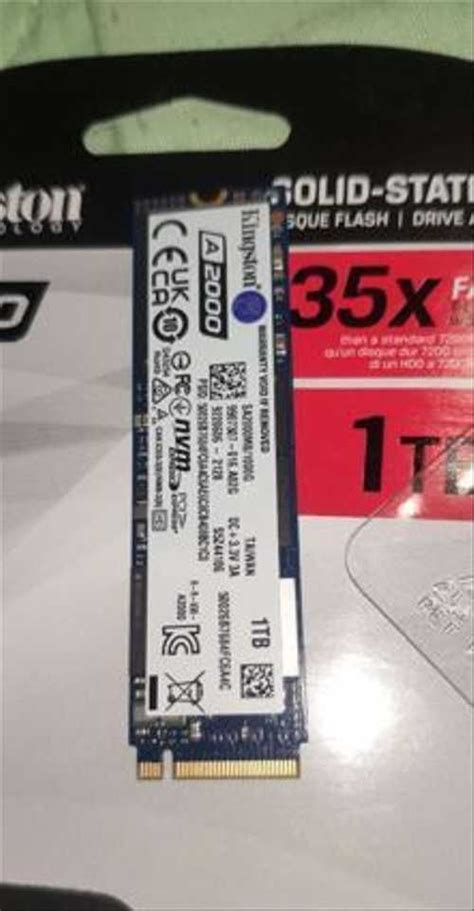 SSD M.2 Накопитель Kingston A2000 1TB | Festima.Ru - Мониторинг объявлений