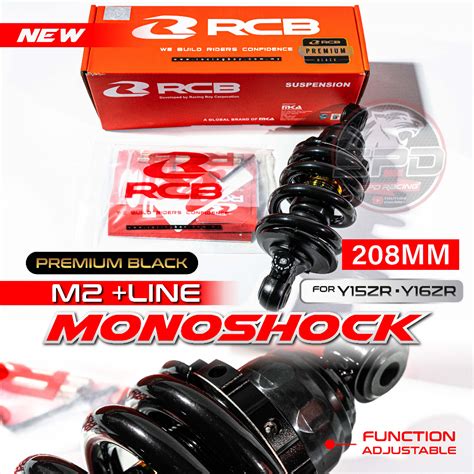 RS RS X Y15 Y16 Monoshock M2 Line RCB 208 I 225 Mm Premium Black I