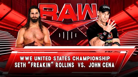 Wwe 2k23 John Cena Vs Seth Freakin Rollins United States Title Open