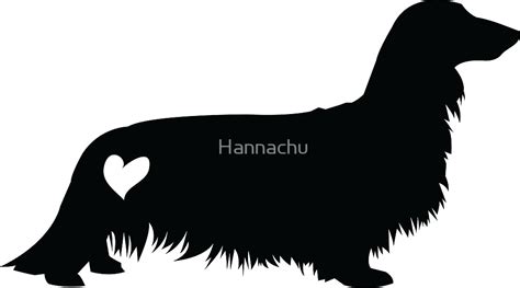 Long Haired Dachshund Silhouette At Getdrawings Free Download