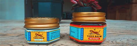 Tiger Balm │ Der Unterschied zwischen Tiger Balm rot und weiß
