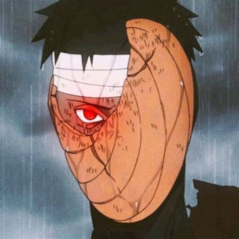 Obito Broken Mask Pfp 900 Tobi Mask Naruto Akatsuki Obito Uchiha