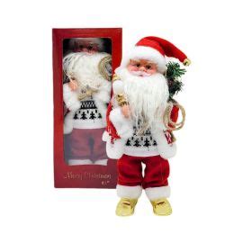 Enfeite De Mesa Papai Noel Animado Ntc Golden Maya