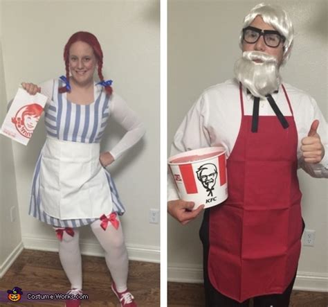 Wendy Colonel Sanders Couple Costume Last Minute Costume Ideas