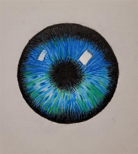 Drawing I did of an eyeball : r/drawing