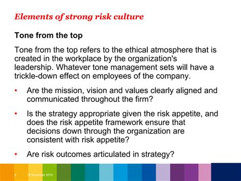 Risk Culture Presentation Ppt