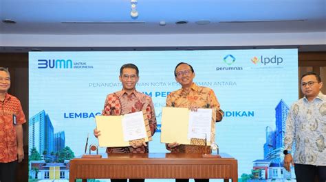 Perumnas Gandeng Lpdp Gelar Riset Inovasi Produk Bisnis Liputan