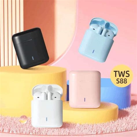 Pastel Colors Wireless Earphones Type C By Miniso Lazada Ph