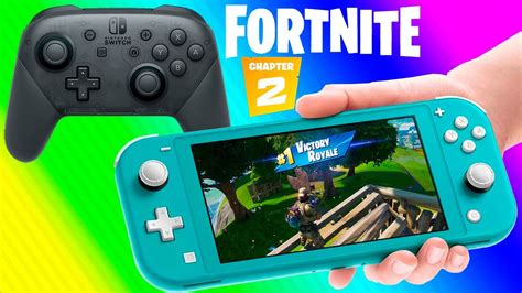 Fortnite Chapter Pro Controller Gameplay On Nintendo Switch Lite