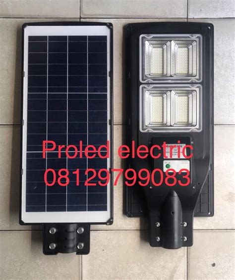 Jual Lampu Jalan Led W Solar Sel Panel Surya Matahari Pju Led W