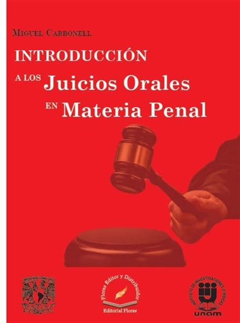 Introduccion A Los Juicios Orales En Materia Penal Cultural Portobelo