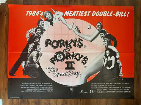 Porkys And Porkys 2 British Quad Movie Poster Vinterior