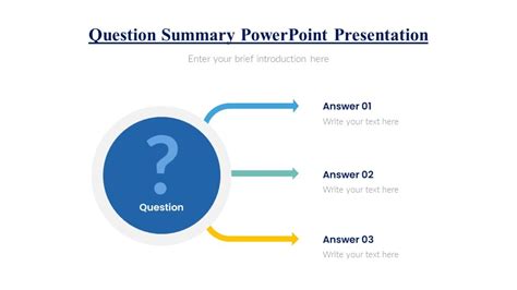 Question Summary PowerPoint Presentation PPTUniverse