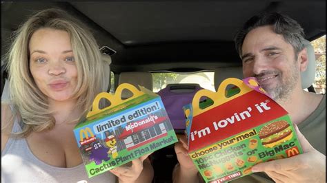 Trying Mcdonalds New Adult Happy Meals Youtube