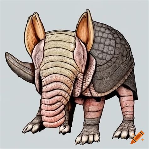 Image Of An Elephant Armadillo Hybrid On Craiyon