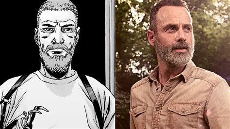 Walking Dead Comic Characters Comparison