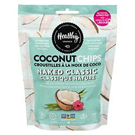 Healthy Crunch Naked Classic Coconut Chips 100 Grams