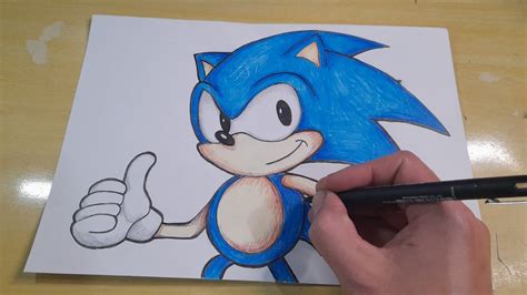 COMO DESENHAR O SONIC PASSO A PASSO - YouTube