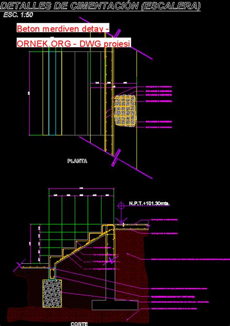 Beton Merdiven Detay Dwg Projesi Autocad Projeler 31850 Hot Sex Picture