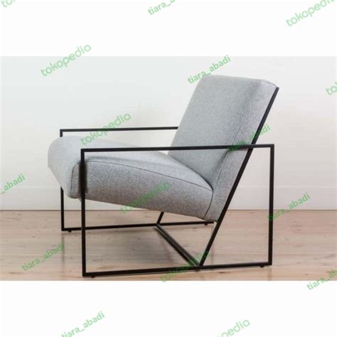 Jual Kursi Sofa Santai Minimalis Rangka Besi Sofa Teras Minimalis