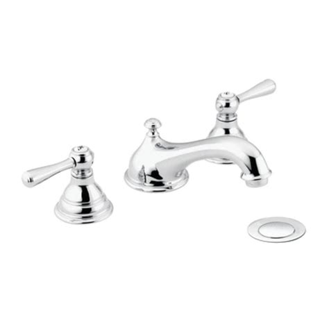 Shop Moen Kingsley Chrome 2 Handle Widespread Watersense Bathroom Faucet At