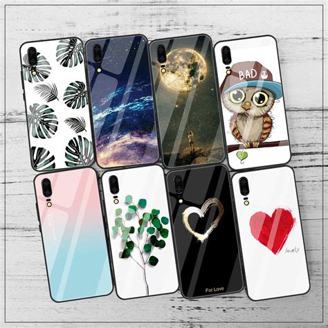 Case For Huawei P20 P 20 EML L09 L29 L22 Tempered Glass Back Cases