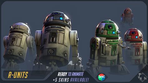 R-Units - Full Rig + 5 Skins - FlippedNormals